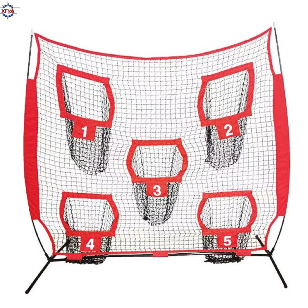 Professional Soccer Training Goal Football Exercise Practice Nets Equipment with 5 Pockets