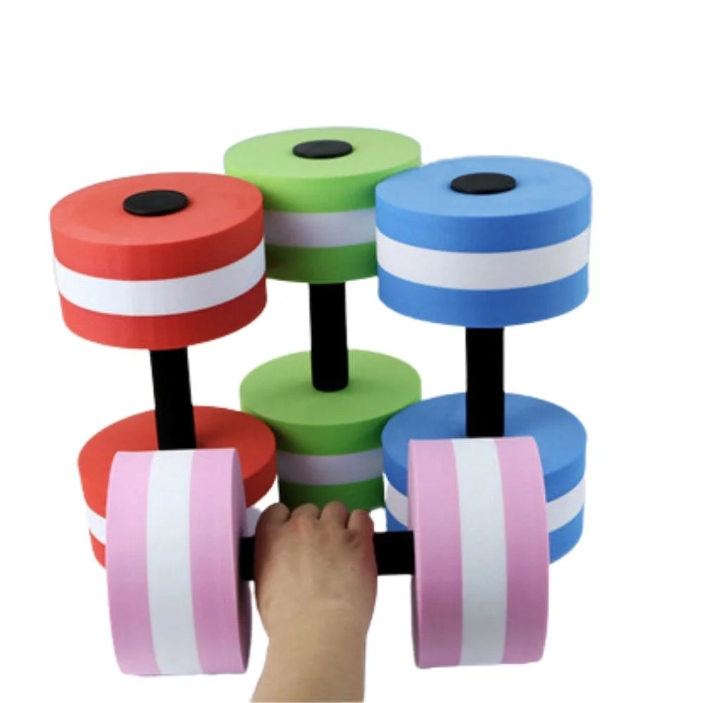 Water Barbell, Hand Bar Aquatic Swim Bars and Dumbbells EVA Yoga Exercise/Fitness Equipment Wyz19707